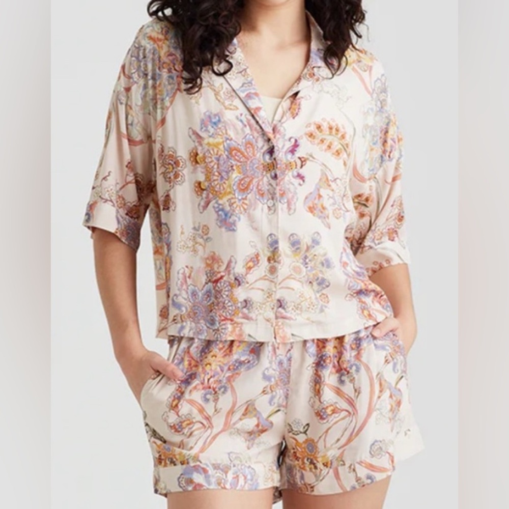 Papinelle Pajama Short Set Size Large